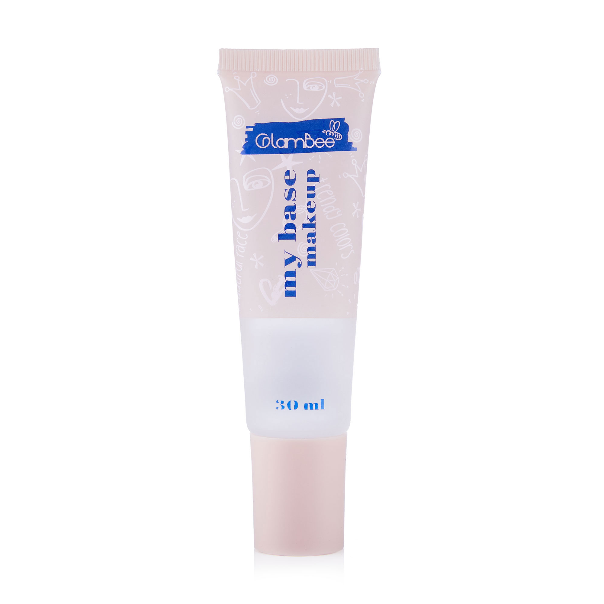 Основа під макіяж GlamBee myBase makeup Color Correcting прозора, 30 мл